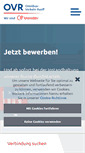 Mobile Screenshot of ovr-bus.de